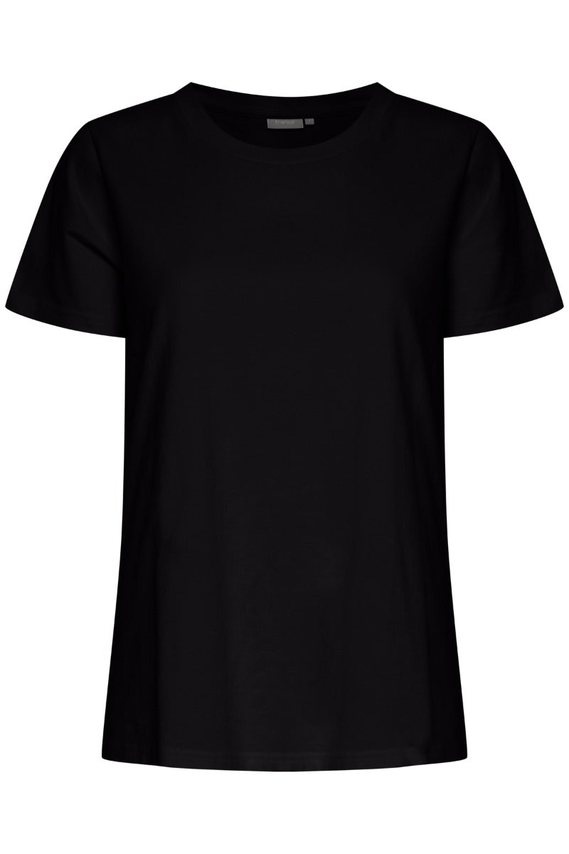 Fransa Zashoulder T-Shirt Black