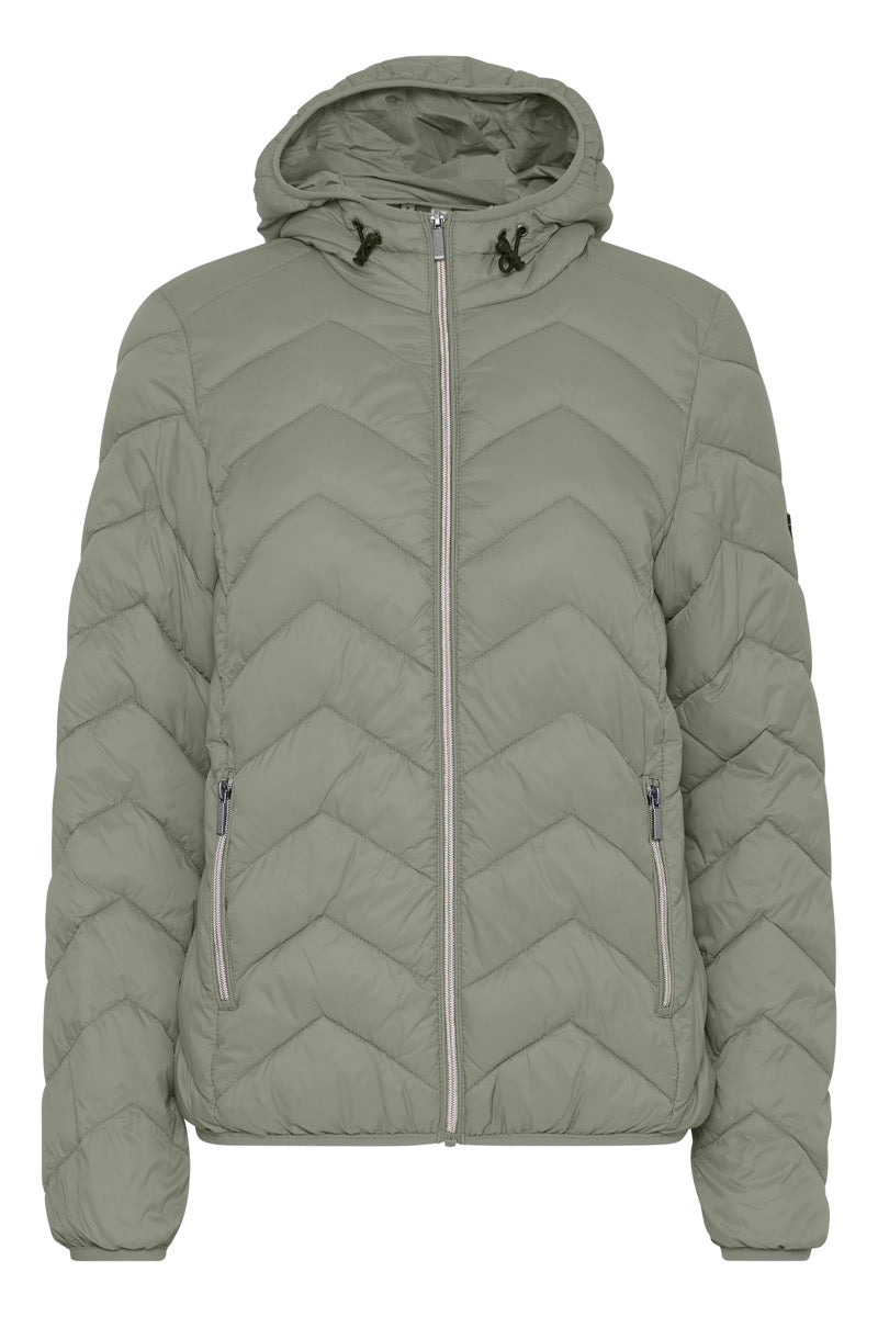 Fransa Padding 1 Outerwear Jakke Agave Grøn