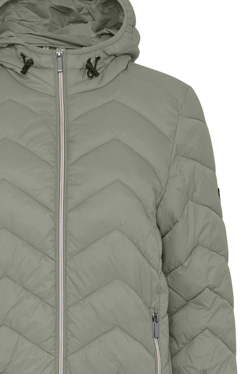 Fransa Padding 1 Outerwear Jakke Agave Grøn