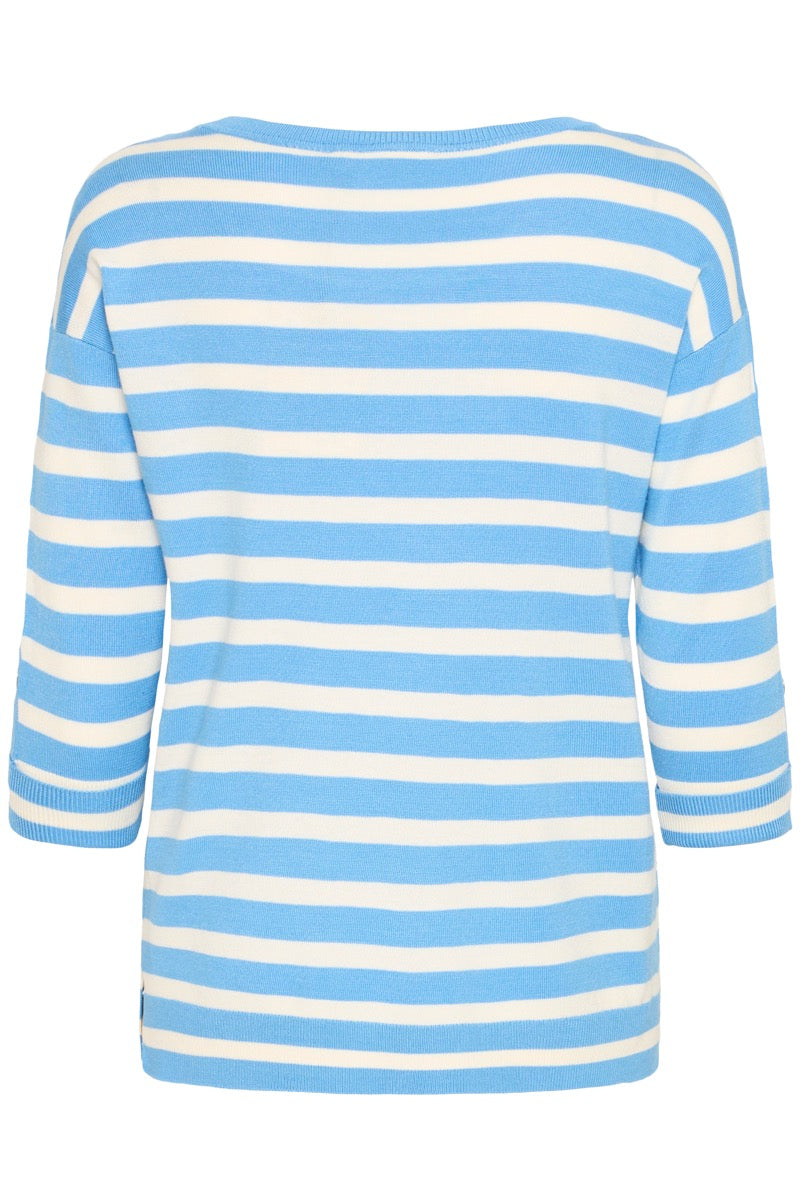 Fransa Besmock 4 Pullover Azure Blå Mix