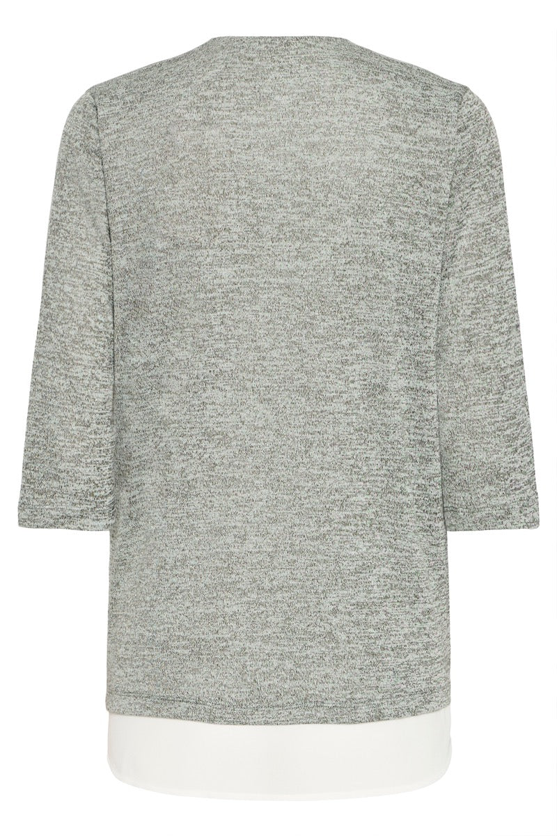 Fransa Rexan Pullover 2 Agave Grøn Melange