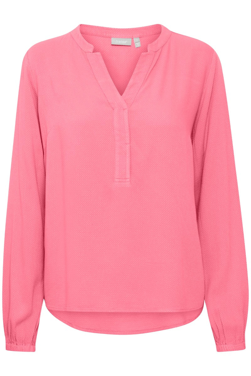 Fransa Haida Bluse 1 Carmine Rosa