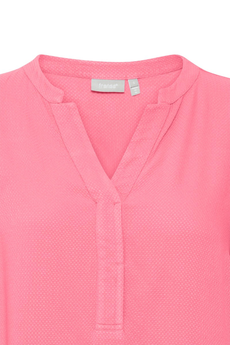 Fransa Haida Bluse 1 Carmine Rosa