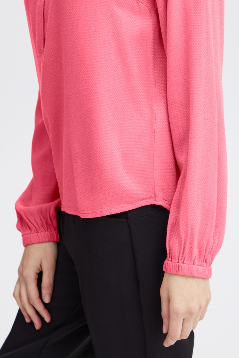 Fransa Haida Bluse 1 Carmine Rosa