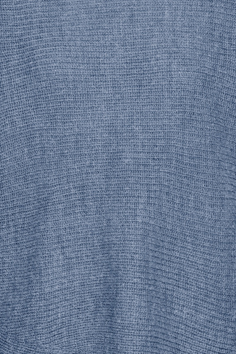 Fransa Eretta Pullover 3 Bering Sea Blå