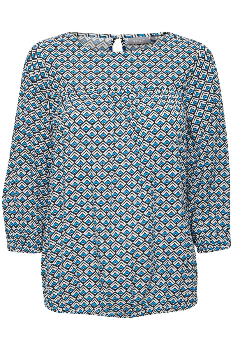 Fransa Merla Bluse Ultramarine Blå