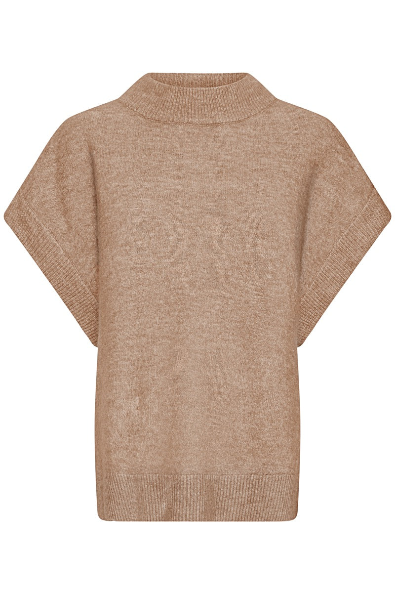Fransa Sanny Vest 1 Cocoa Melange Brun