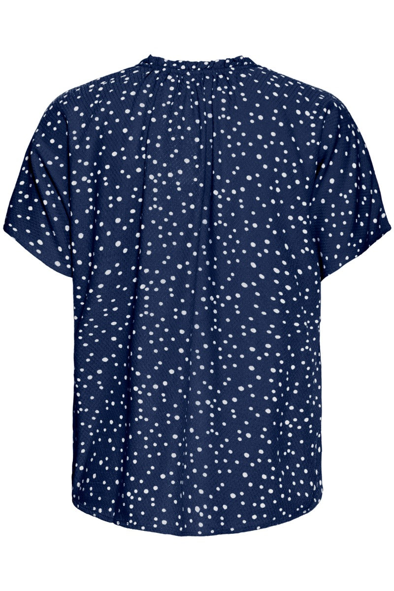 Fransa Kamma Bluse 1 Navy Blazer Art