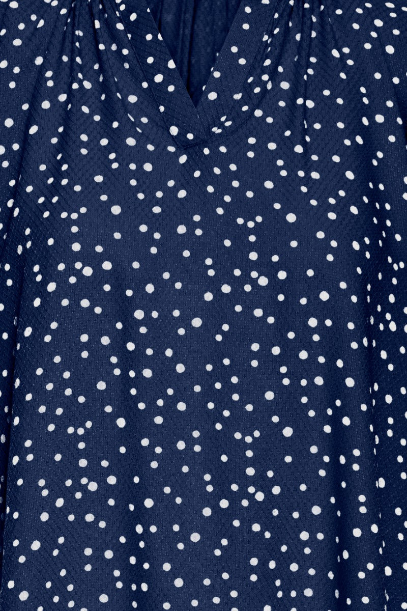 Fransa Kamma Bluse 1 Navy Blazer Art