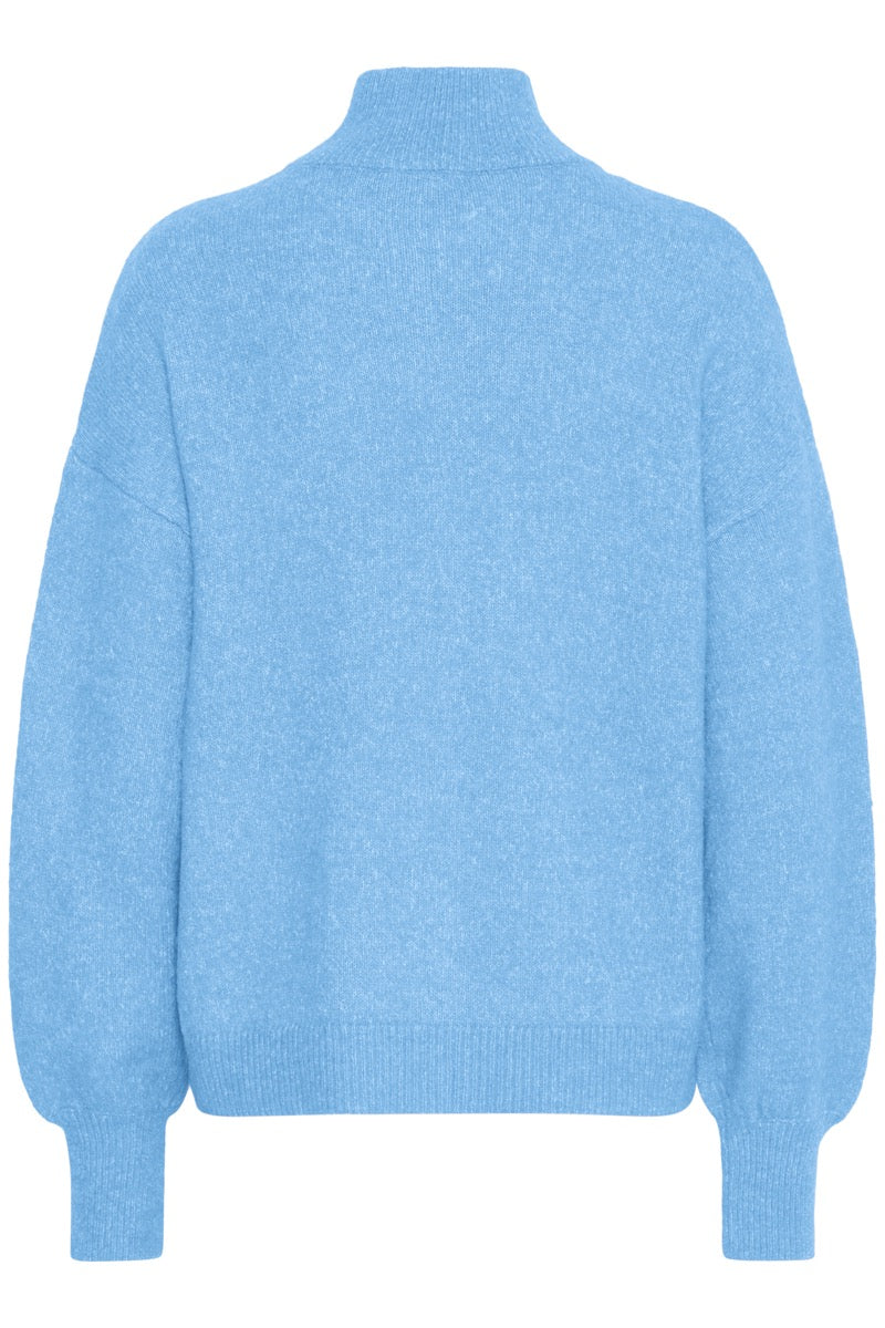 Fransa Elvira Cardigan 2 Azure Blå Melange