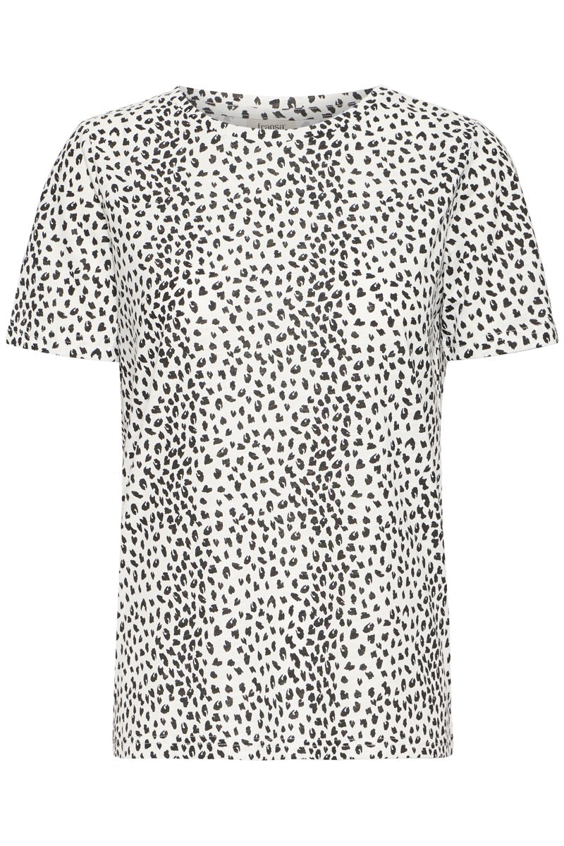 Fransa Hazel T-shirt 2 Art Whisper Hvid