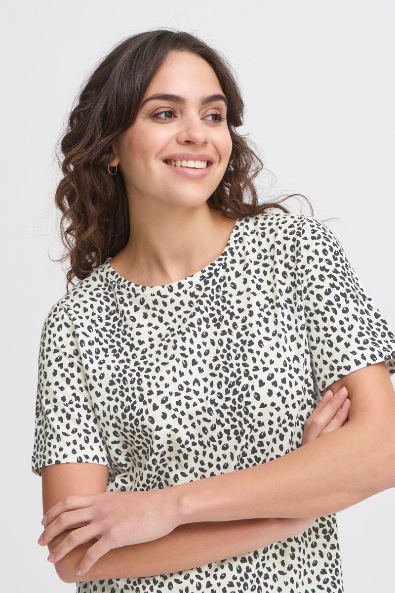 Fransa Hazel T-shirt 2 Art Whisper Hvid
