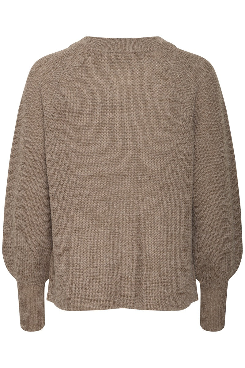 Fransa Eretta Cardigan 4 Walnut Brun