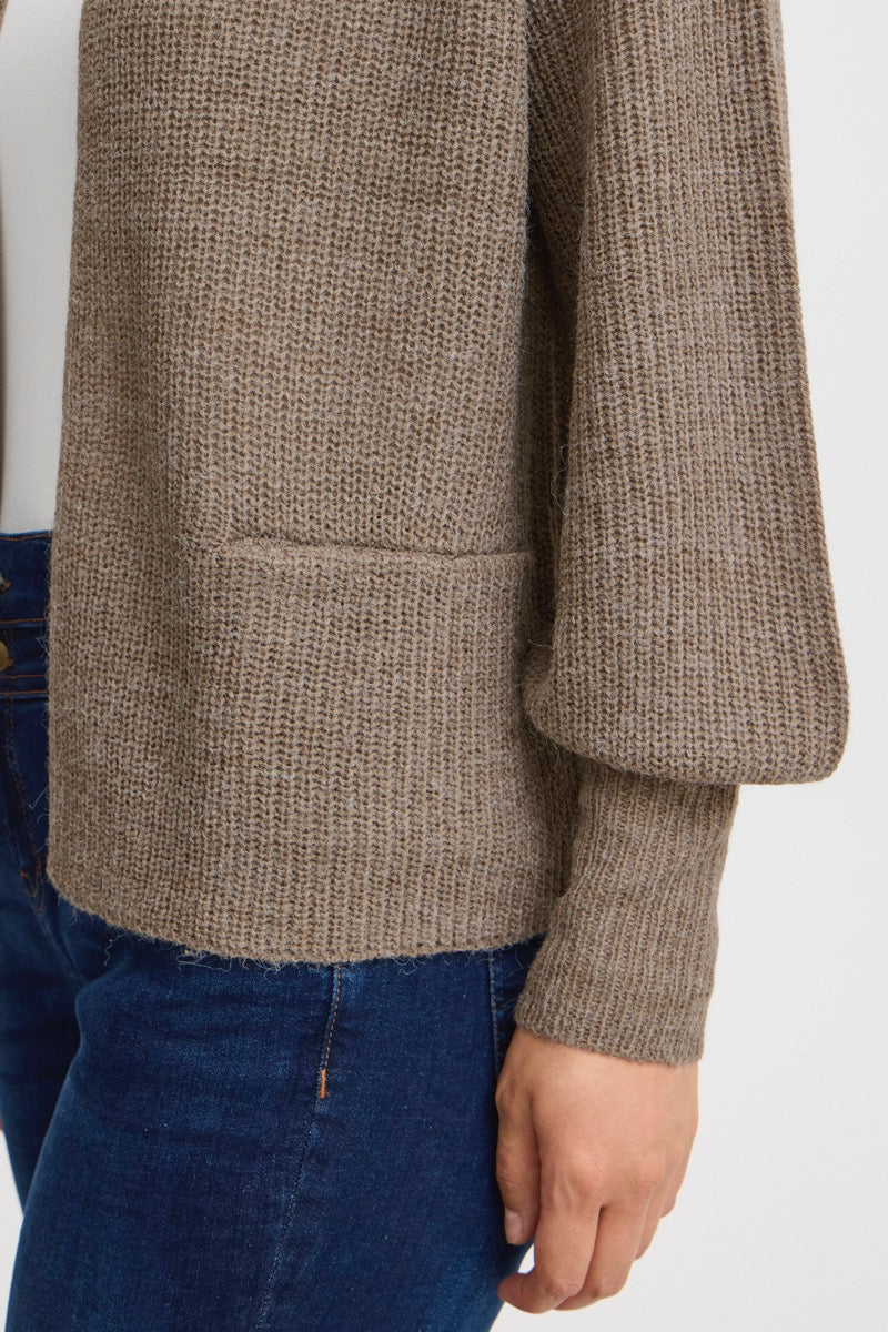 Fransa Eretta Cardigan 4 Walnut Brun