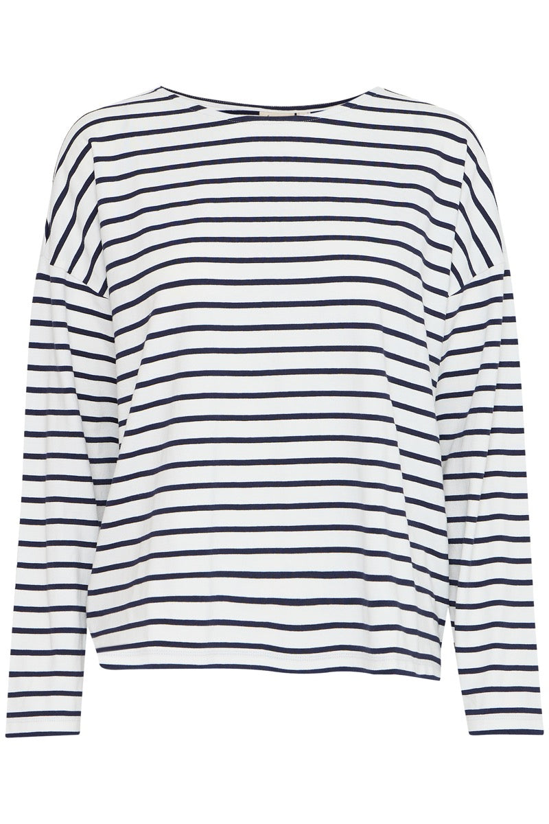 Fransa Siva T-shirt 5 Snow Hvid Mix
