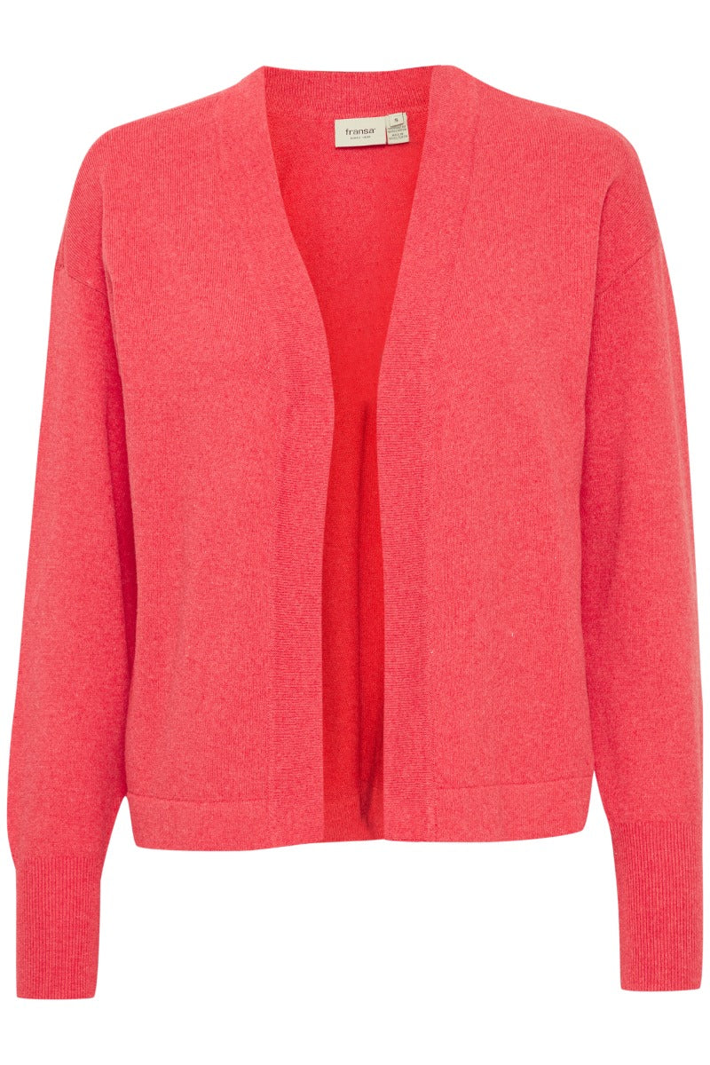 Fransa Sinne Cardigan Geranium Rød