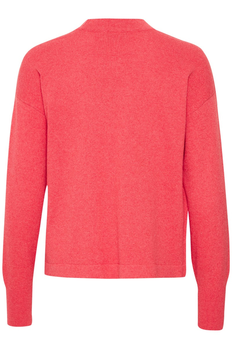 Fransa Sinne Cardigan Geranium Rød