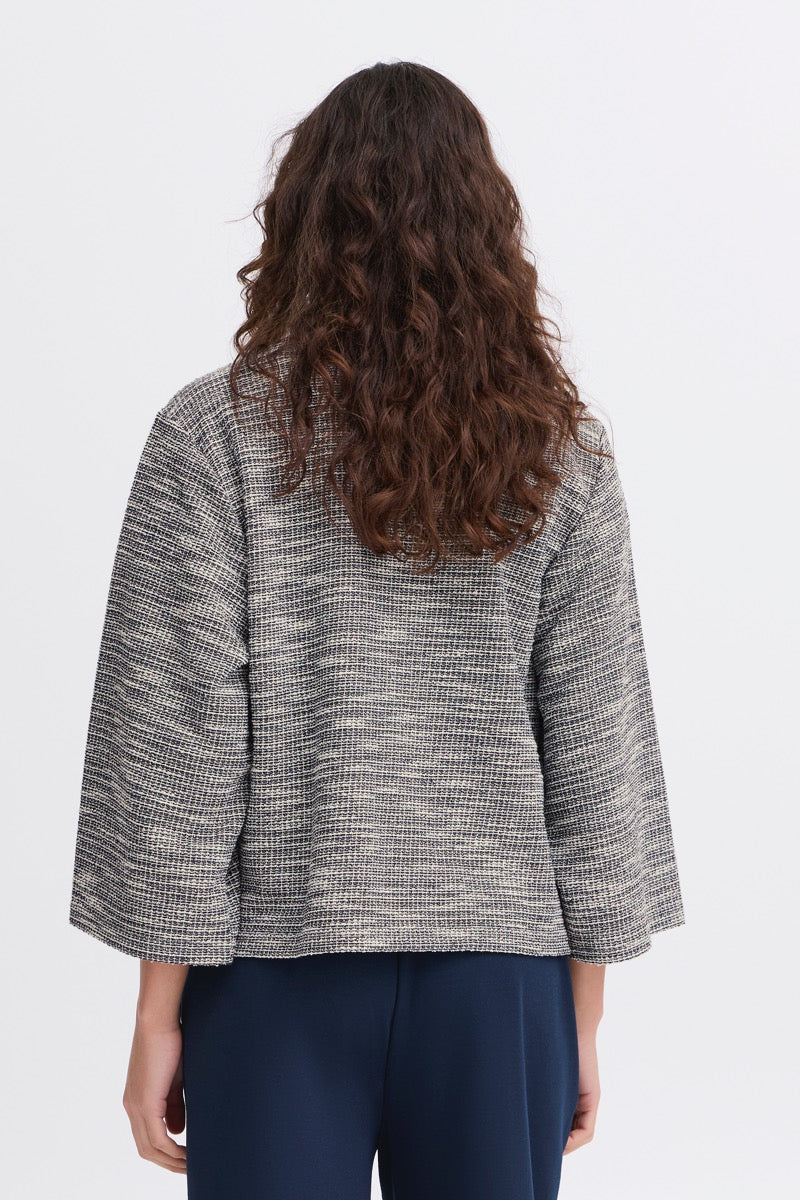 Fransa Carlina Cardigan 1 Navy Blazer Mix
