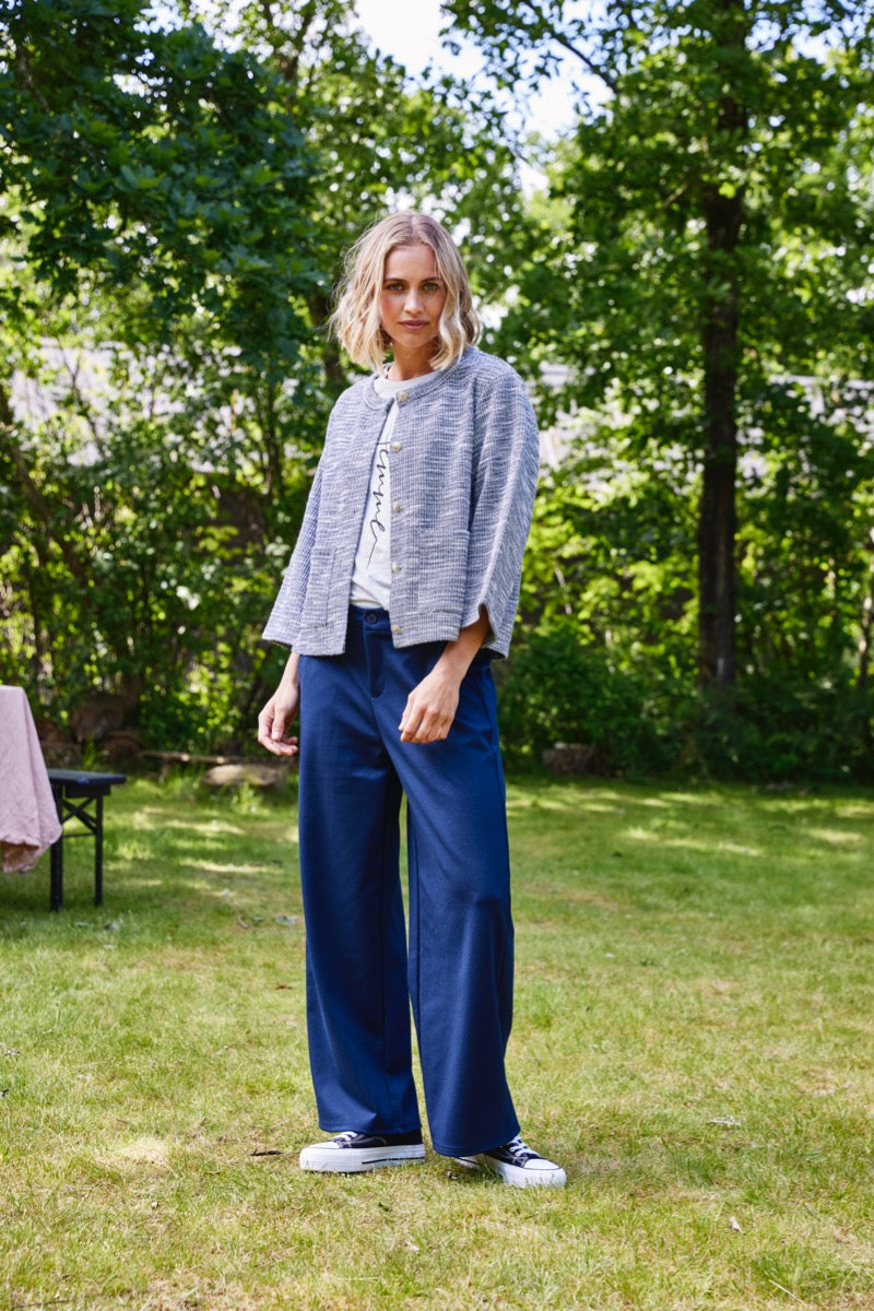 Fransa Carlina Cardigan 1 Navy Blazer Mix