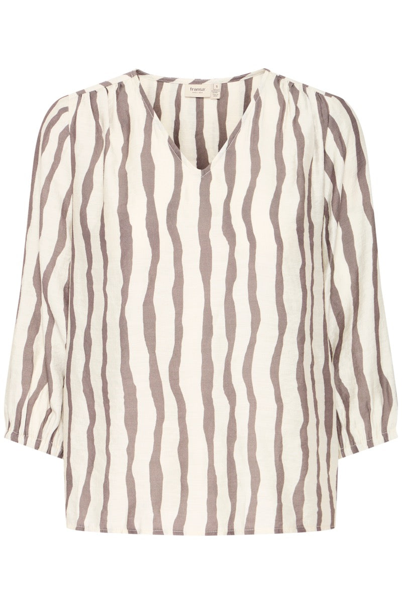 Fransa Ariana Bluse 6 Whisper Hvid