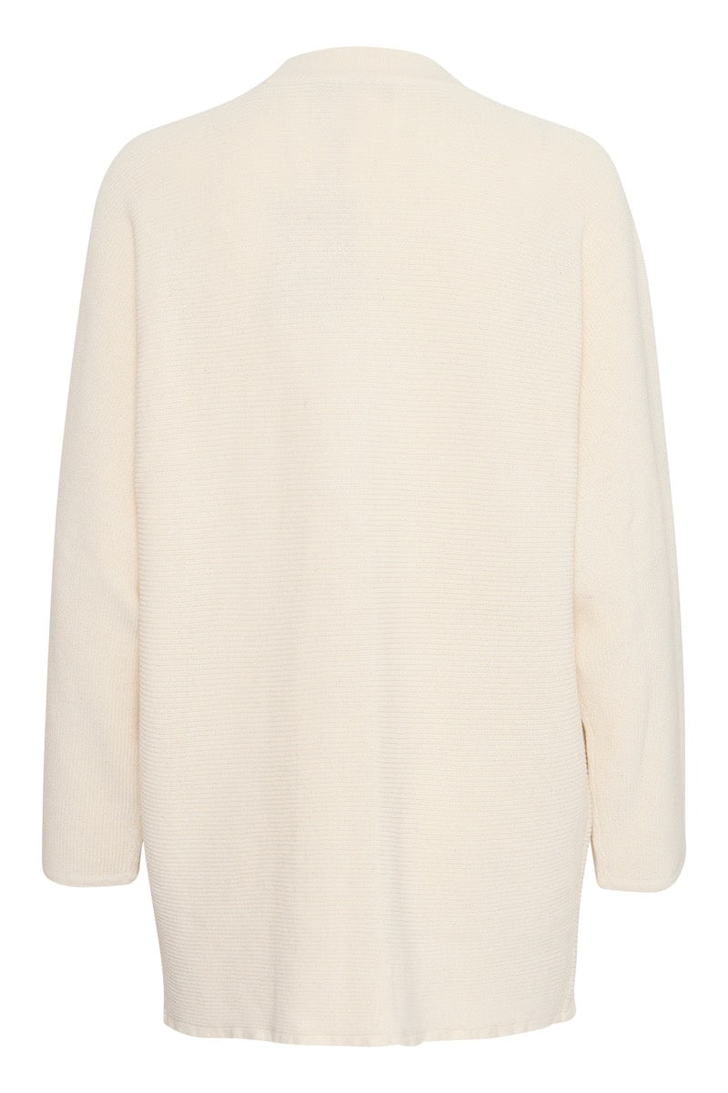 Fransa Sinja Cardigan 1 Whisper Hvid