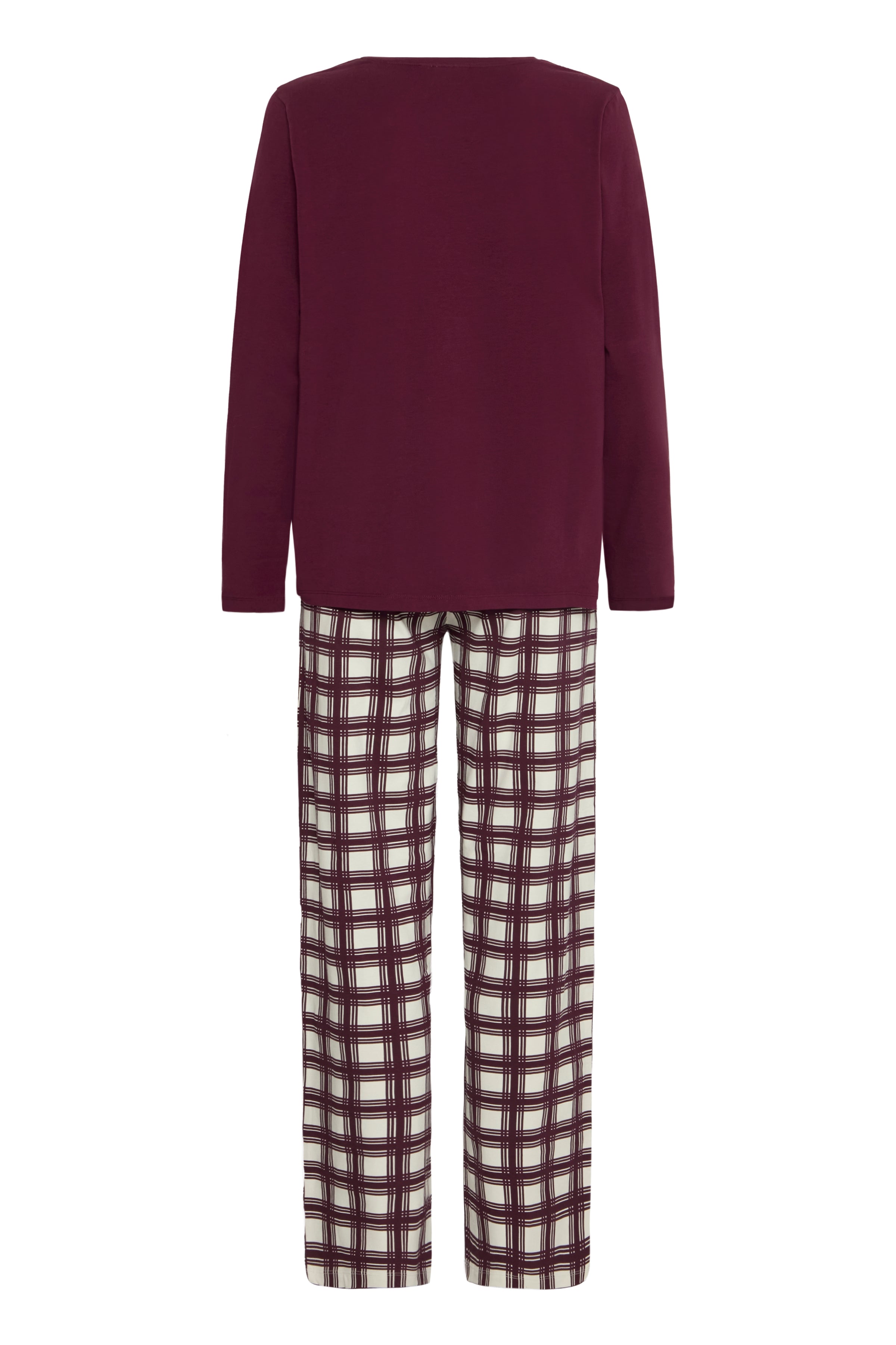 Fransa KAFI 1 Relax Sæt Bluse Buks Poinsettia Brun