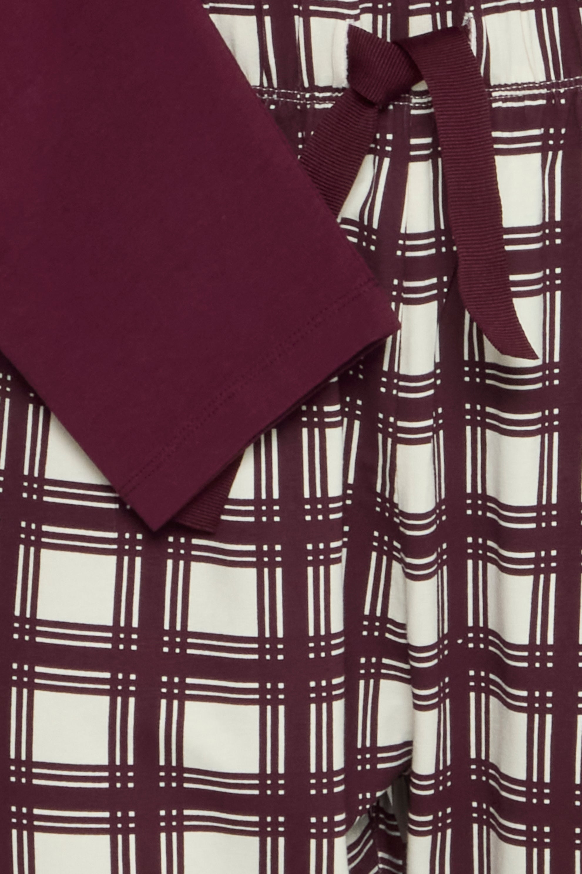 Fransa KAFI 1 Relax Sæt Bluse Buks Poinsettia Brun