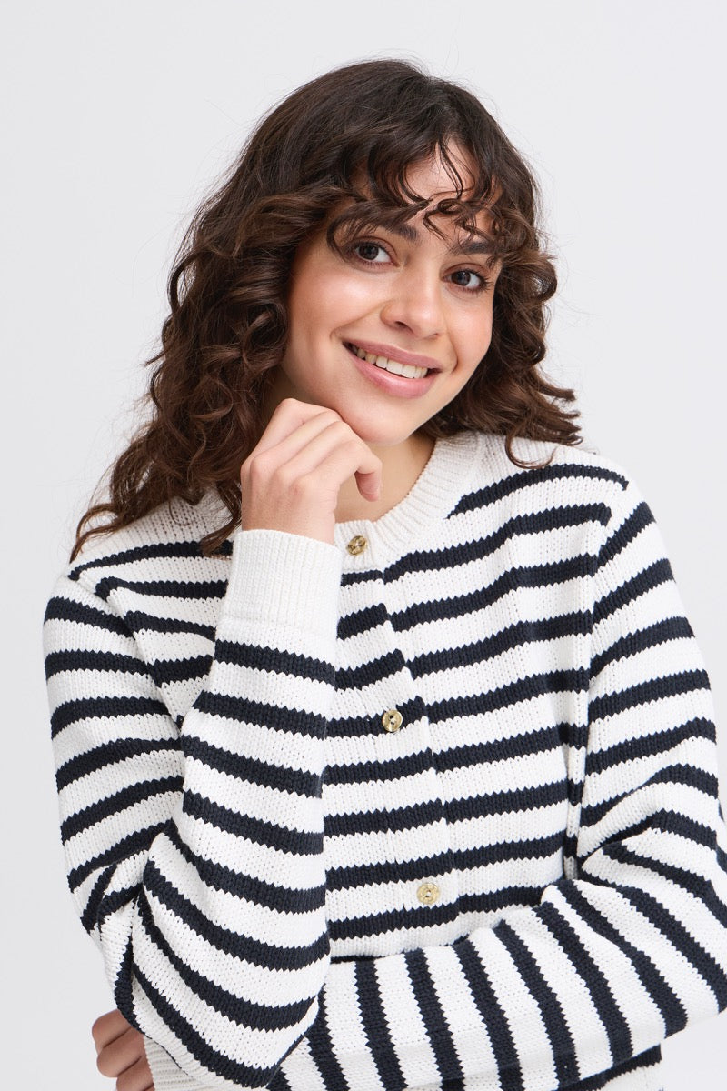 Fransa Banja Cardigan 1 Sort Mix