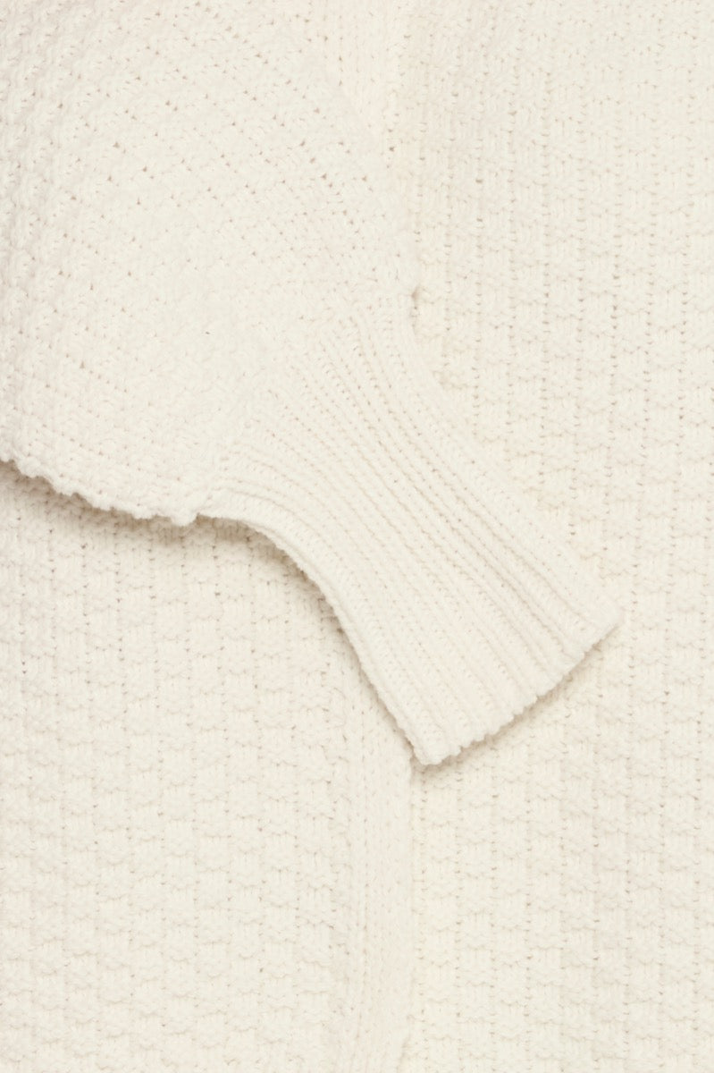 Fransa Kamille Cardigan 1 Whisper Hvid