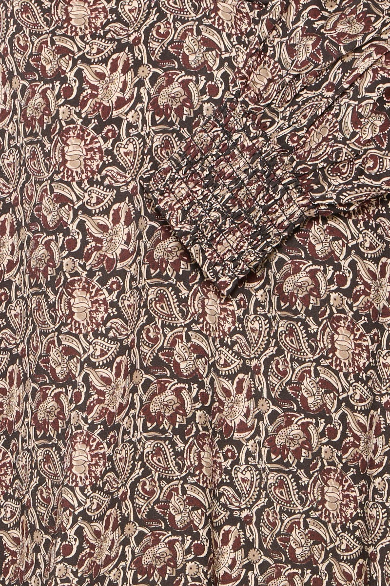 Fransa Gladis Bluse 2 Non Paisley Sort Rød