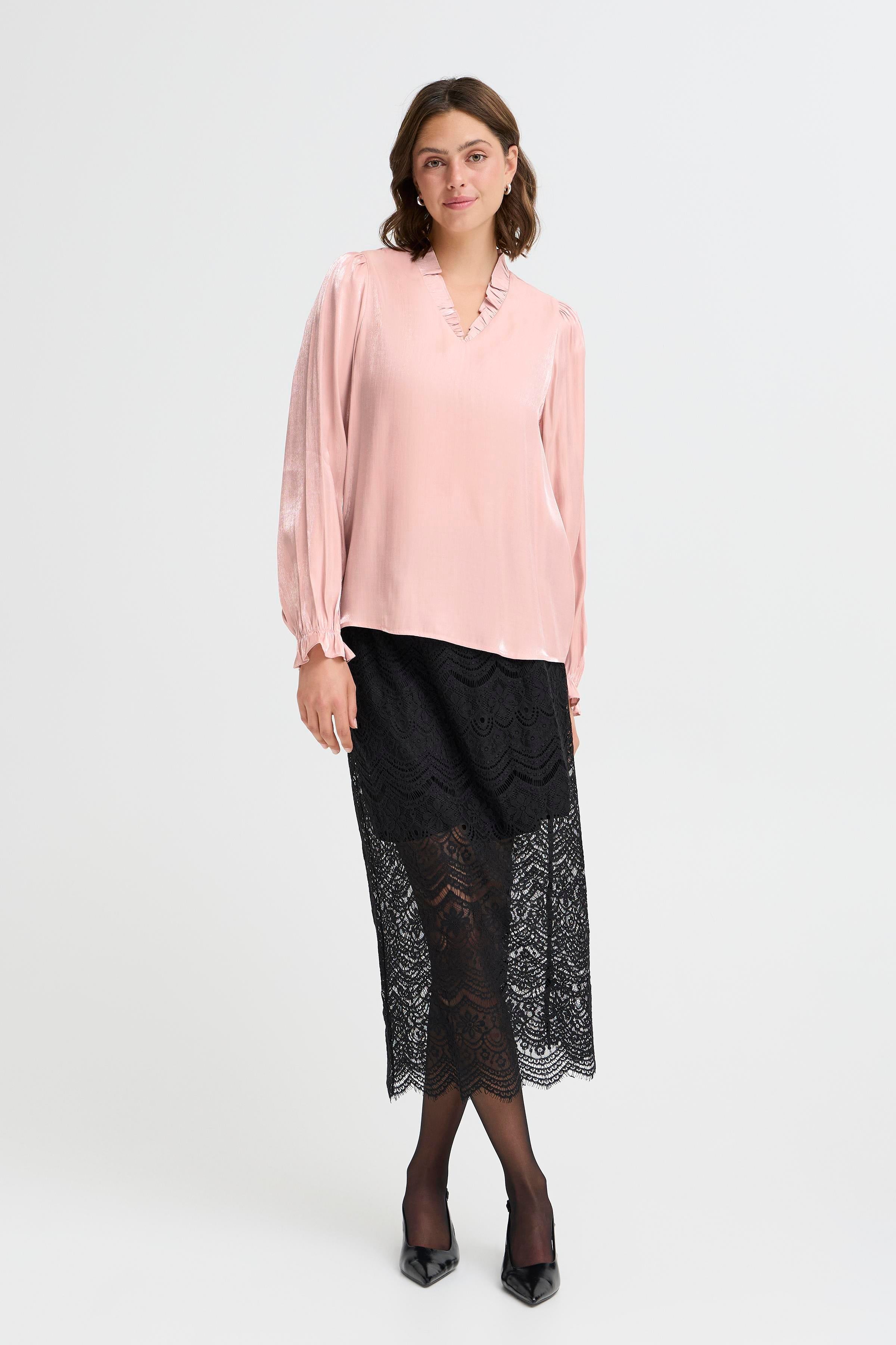 Fransa Yolanda 3 Bluse Pale Mauve Lyserød