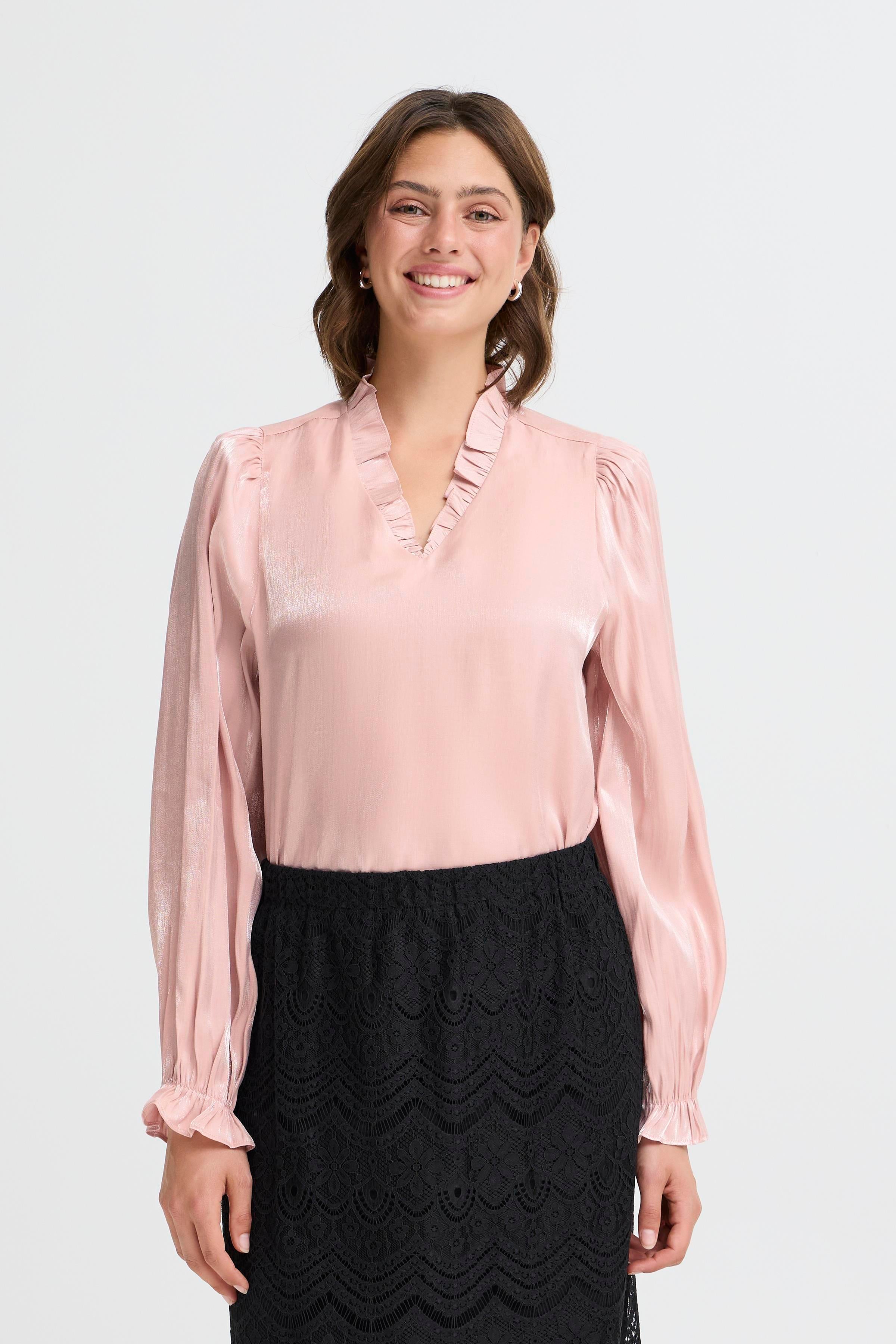Fransa Yolanda 3 Bluse Pale Mauve Lyserød