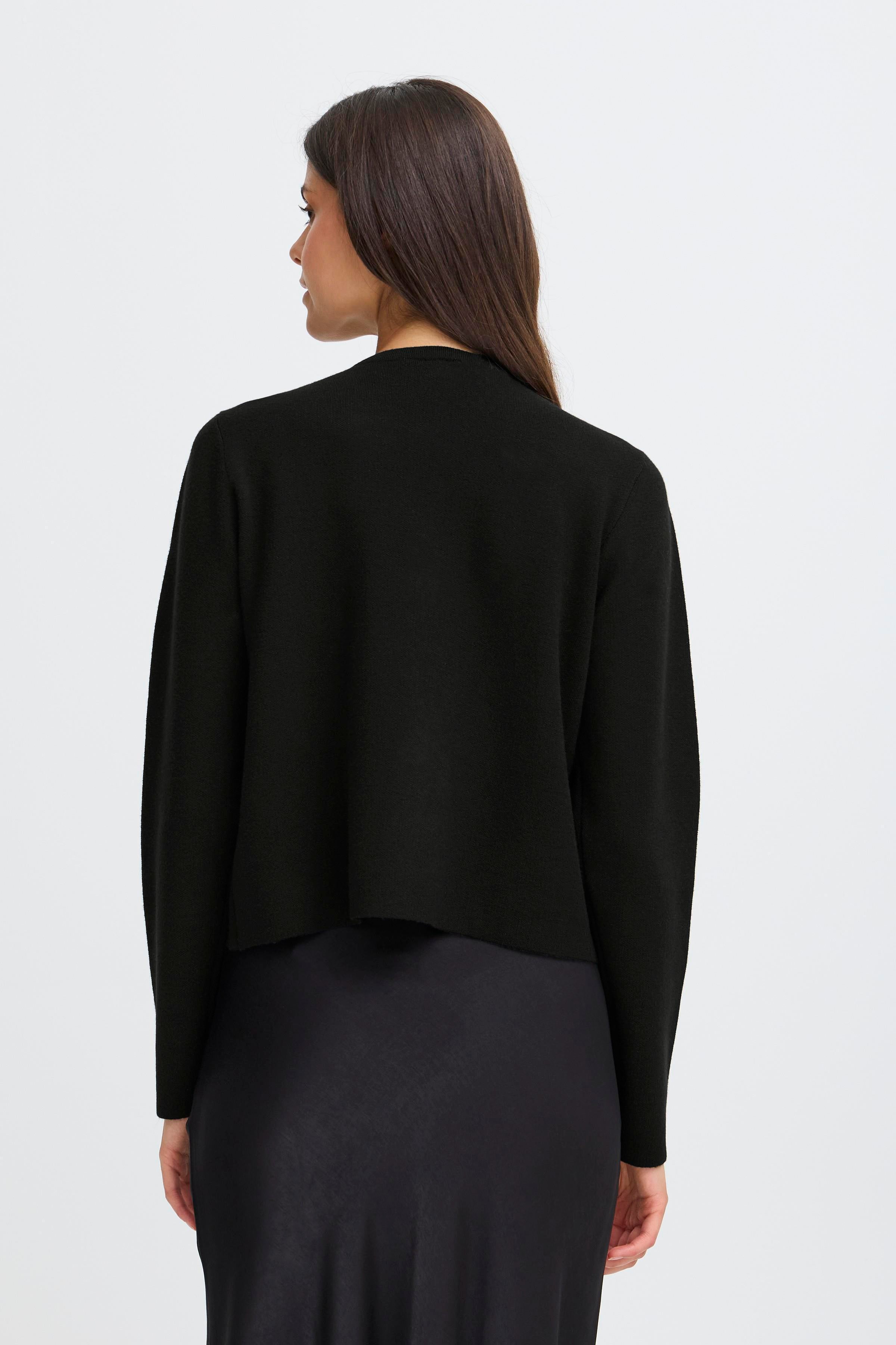Fransa Sally 6 Cardigan Meteorite Sort