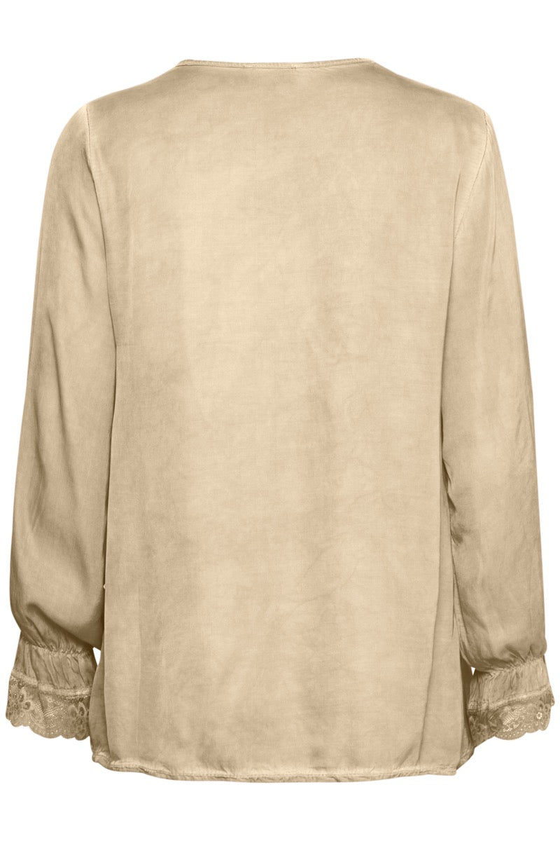 Sorbet Whitney Bluse Sandshell