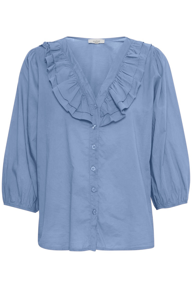 Sorbet Beyonce Bluse Azurine Blå