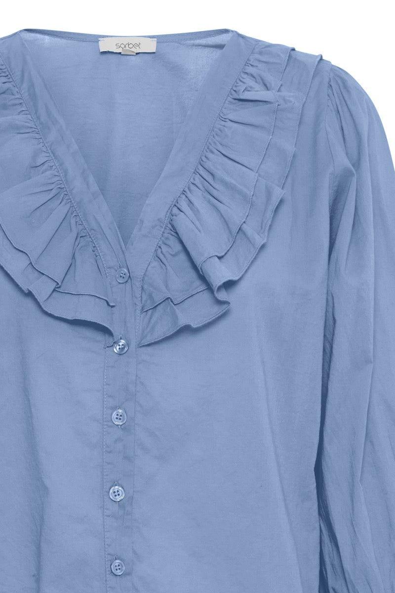 Sorbet Beyonce Bluse Azurine Blå