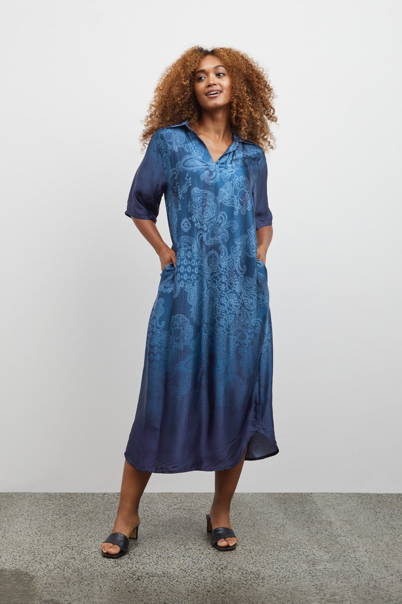 Sorbet Smokey Kjole Navy Blazer