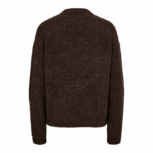 Liberte Fro Bow Pullover Brun Sort