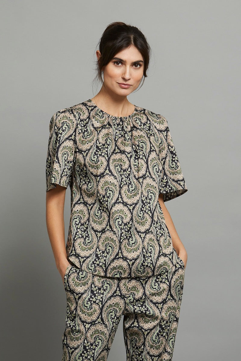 PBO Gaisa Bluse Navy Blå