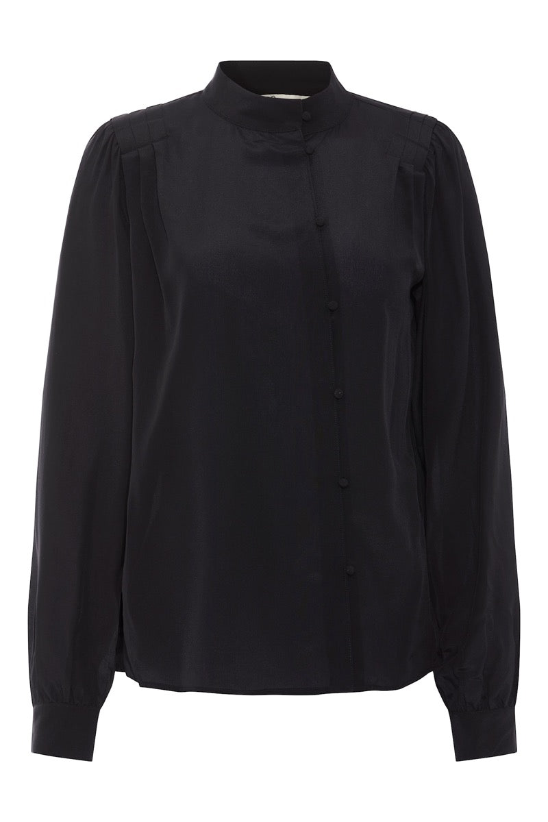 PBO Tiavo Bluse Sort