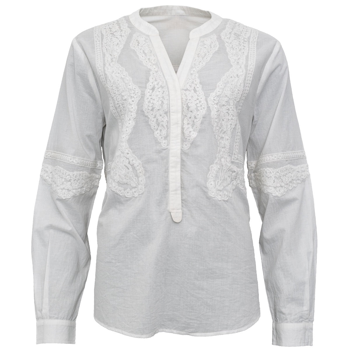 CostaMani Tippy Bluse Whisper Hvid