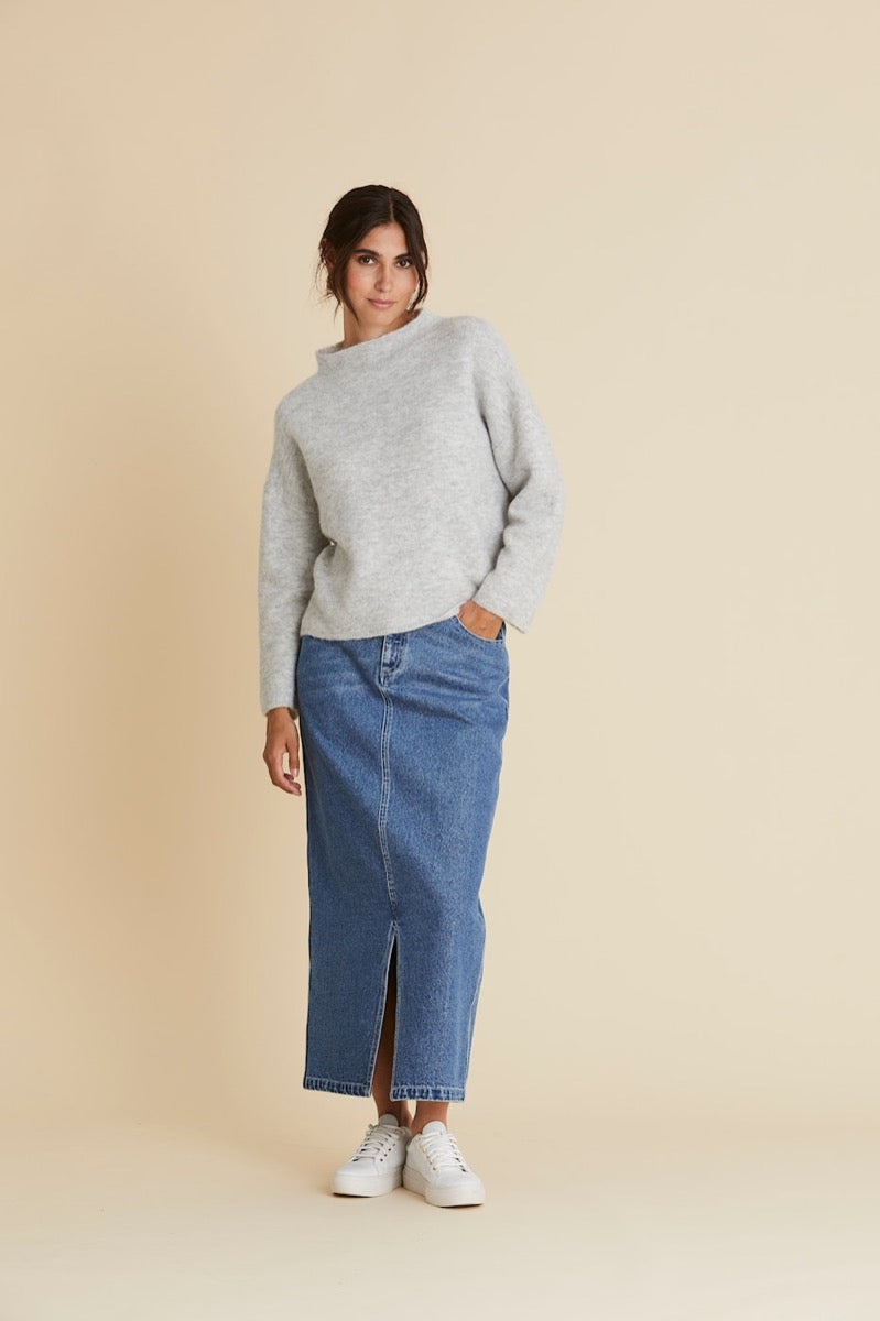 PBO Svera Strik Sweater Grå