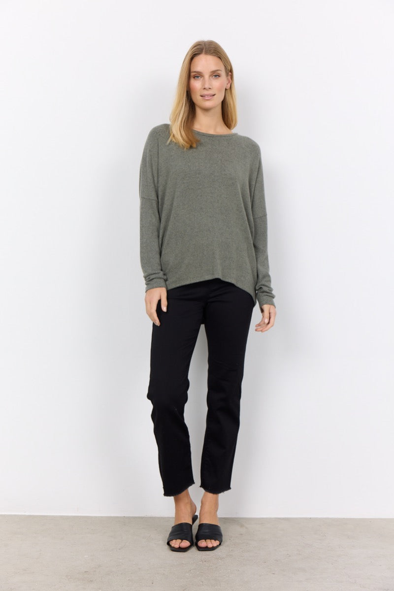 Soyaconcept Biara 1 Bluse Støvet Grøn