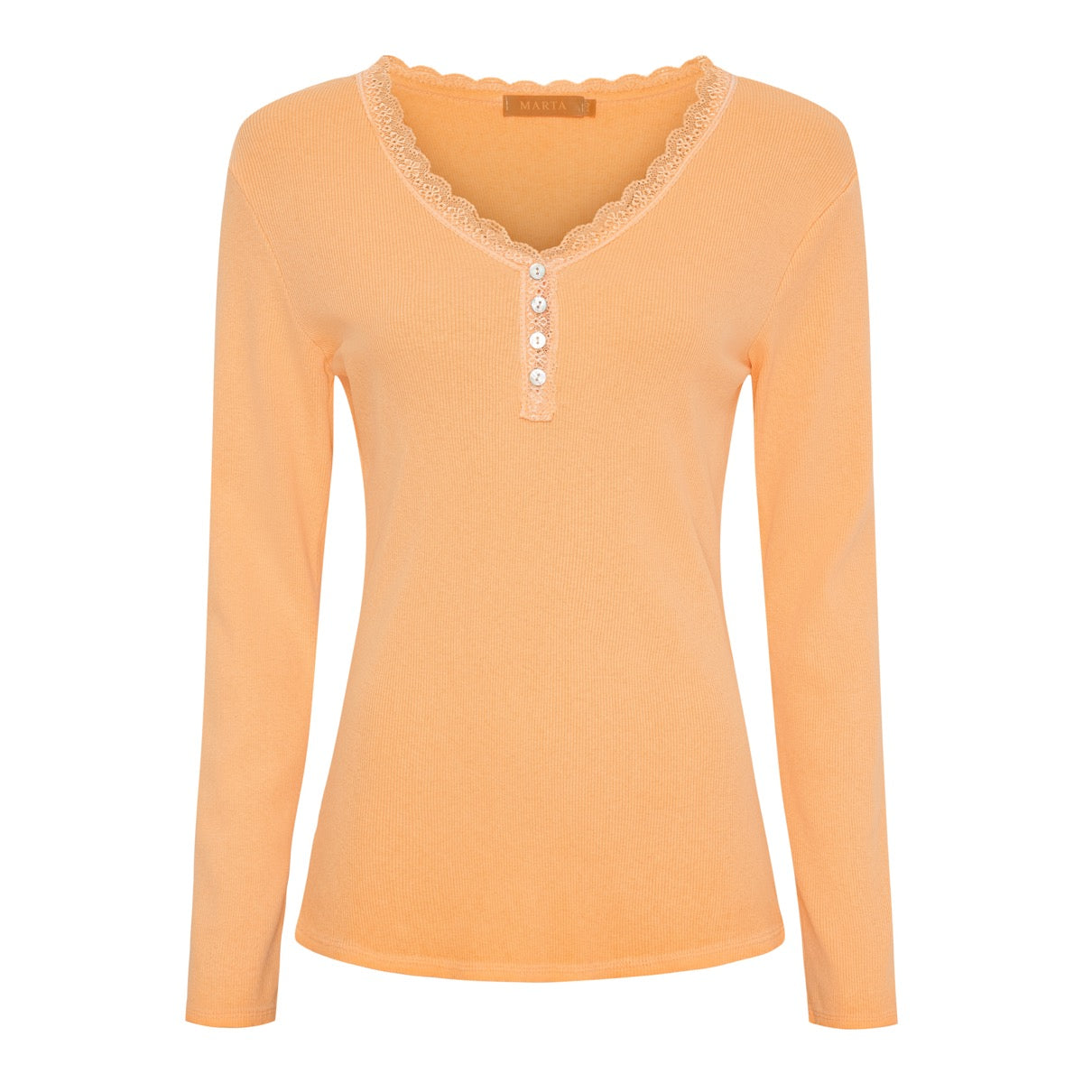 Marta Du Chateau Calista LS T-Shirt Arancio Orange