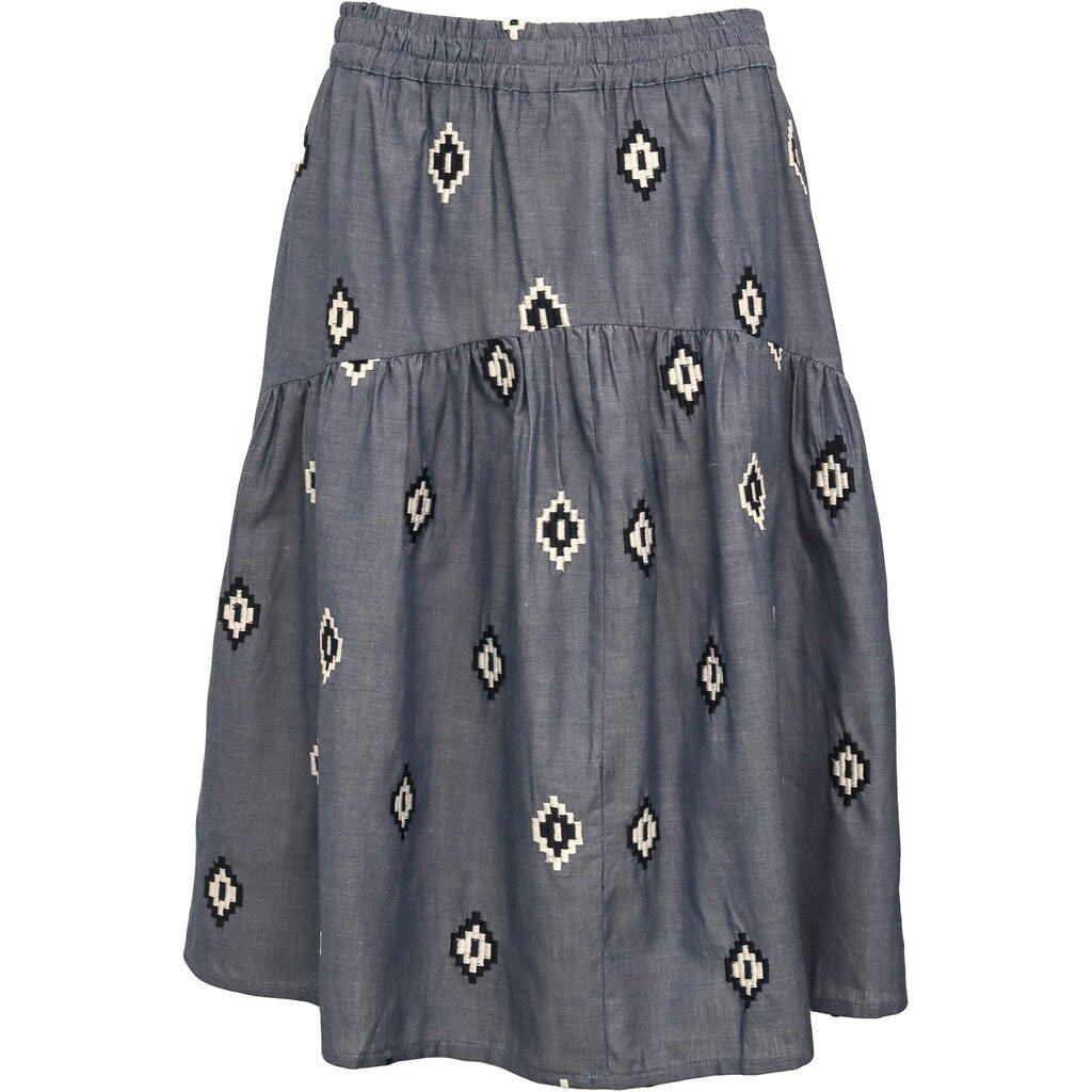 CostaMani Dolly Nederdel Denim Embrodery