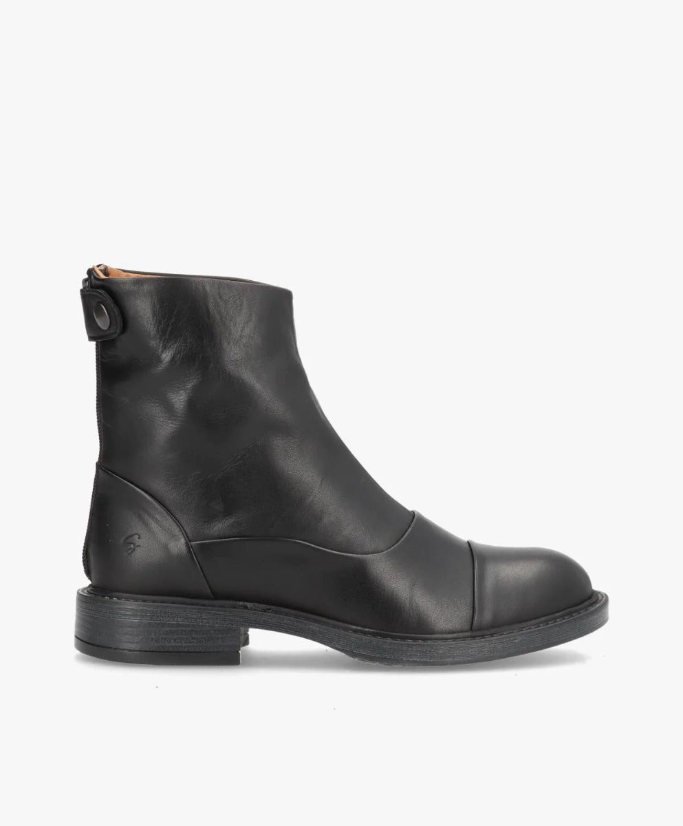 ShoeDesign DAHLIA Skind Støvle Sort
