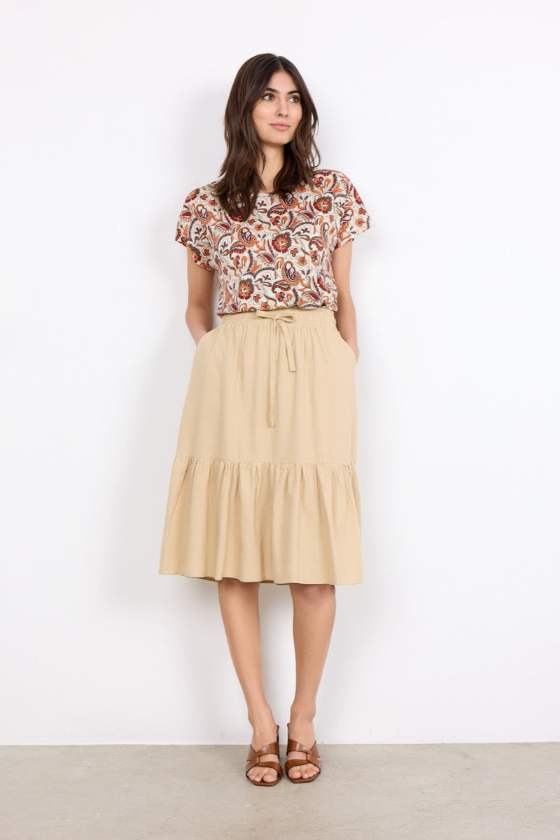 Soyaconcept Felicity 419 T Shirt Paisley Orange