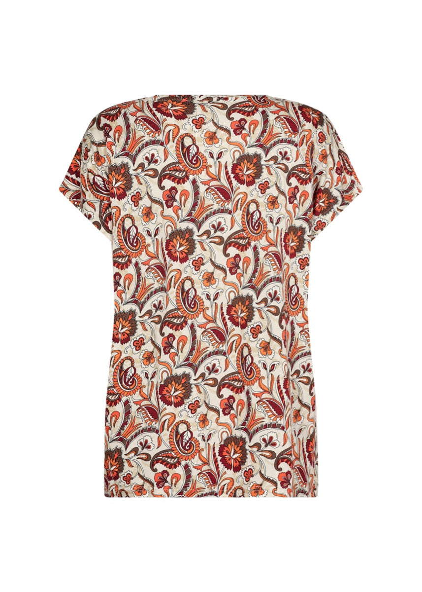 Soyaconcept Felicity 419 T Shirt Paisley Orange