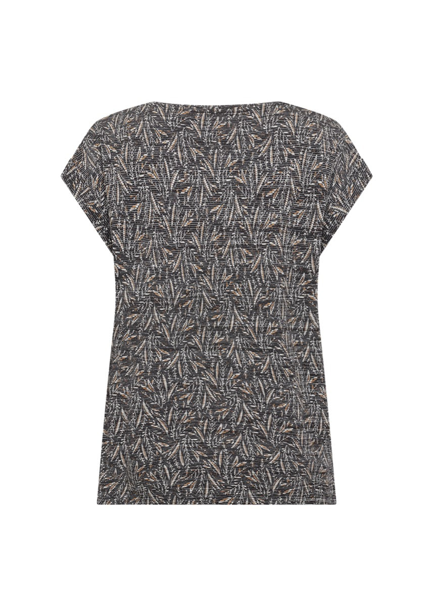 Soyaconcept Galina 34 T shirt Sort Med Blade