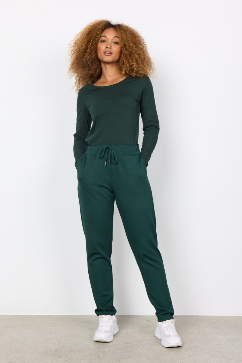 Soyaconcept Banu 157 Sweatpant Mørke Grøn